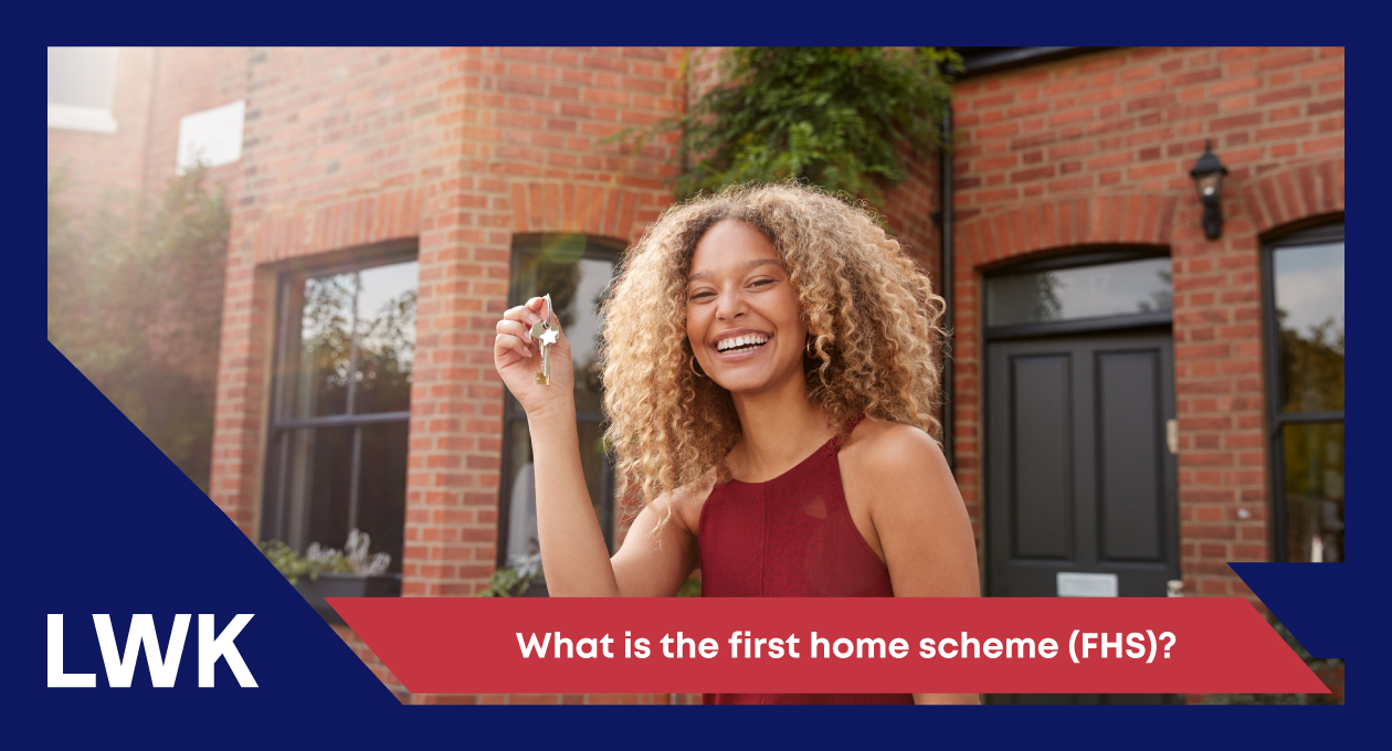 woman who purchased her home via the first house scheme